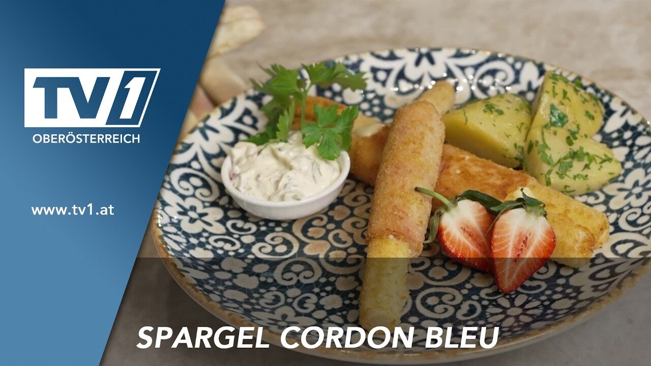 Spargel Cordon Bleu – Beitrag von TV1 Oberösterreich in der Zenz’n Stub’n